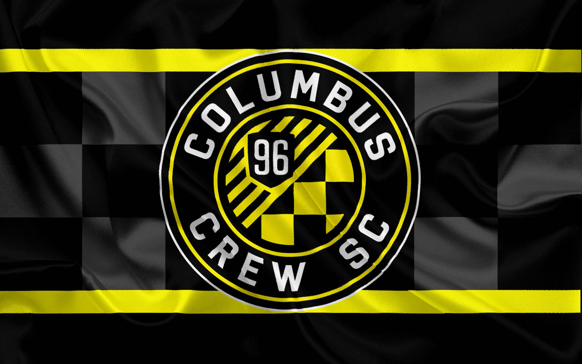 Columbus Crew Soccer Team Flag Wallpaper