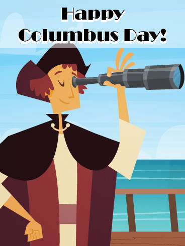 Columbus Day Christopher Columbus Telescope