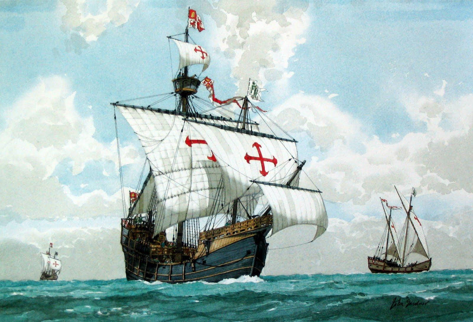 Columbus Day Exploration Ship
