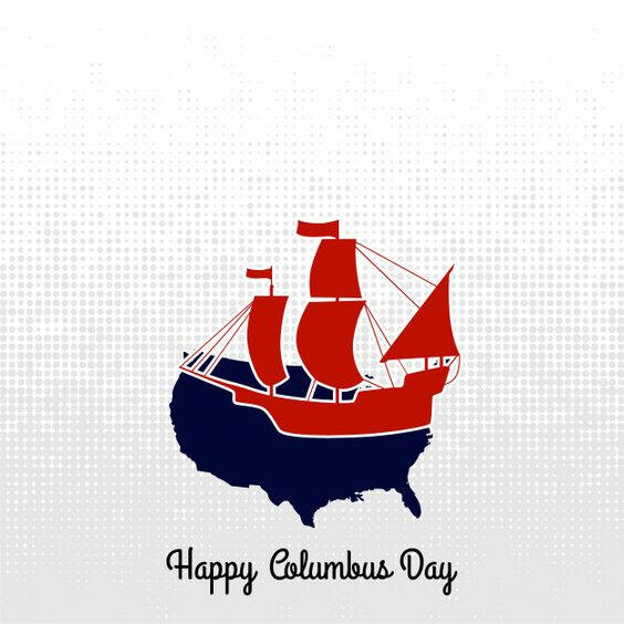 Columbus Day Red Boat America