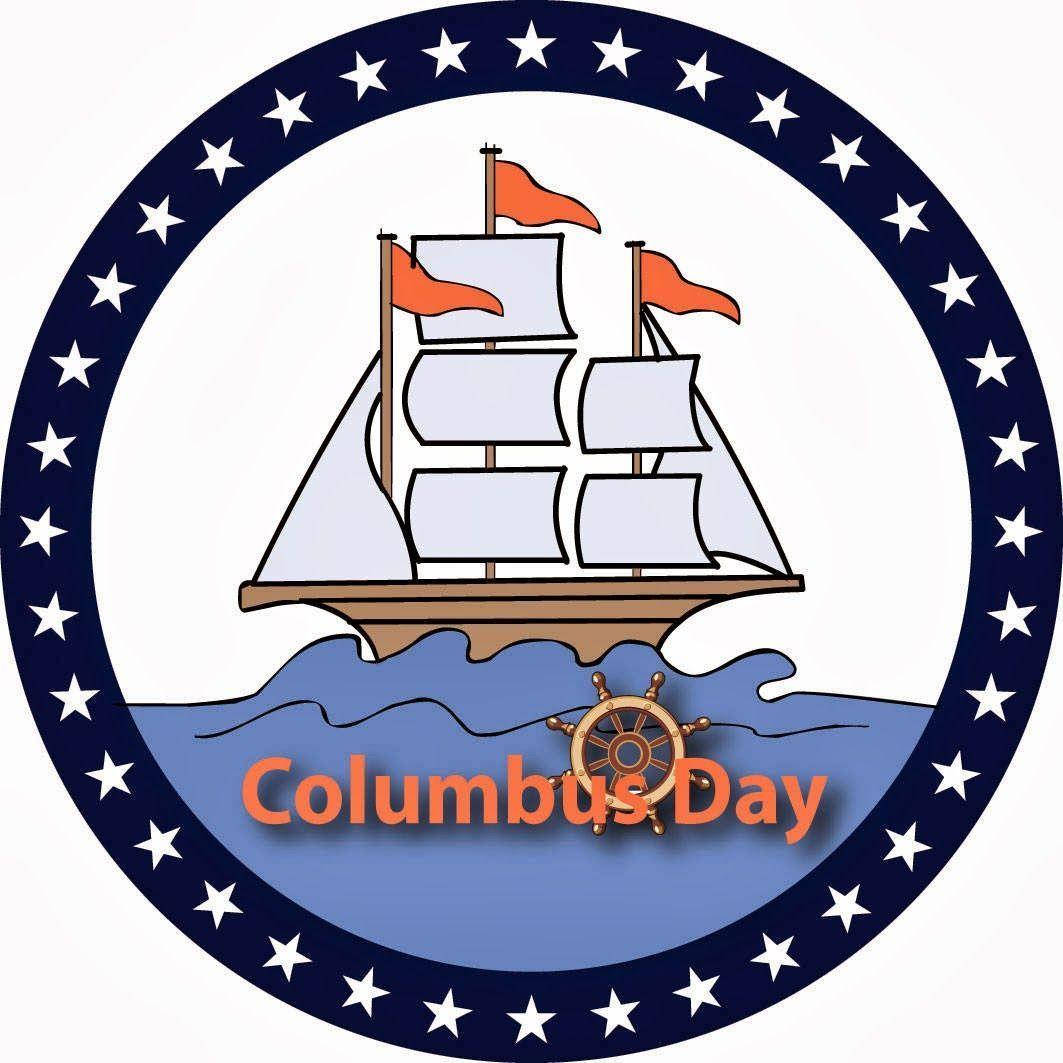Columbus Day Ship Logo