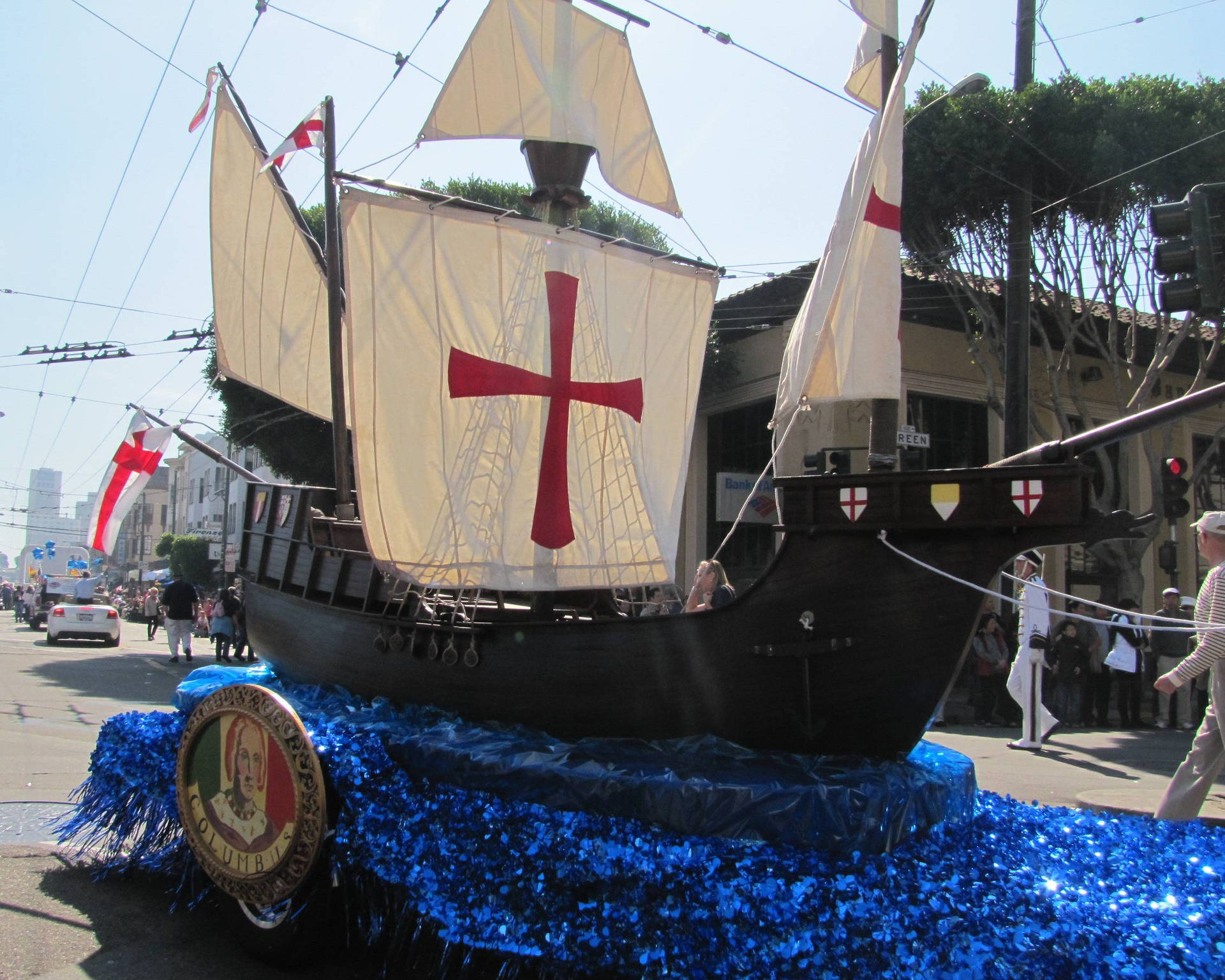 Columbus Day Ship Parade