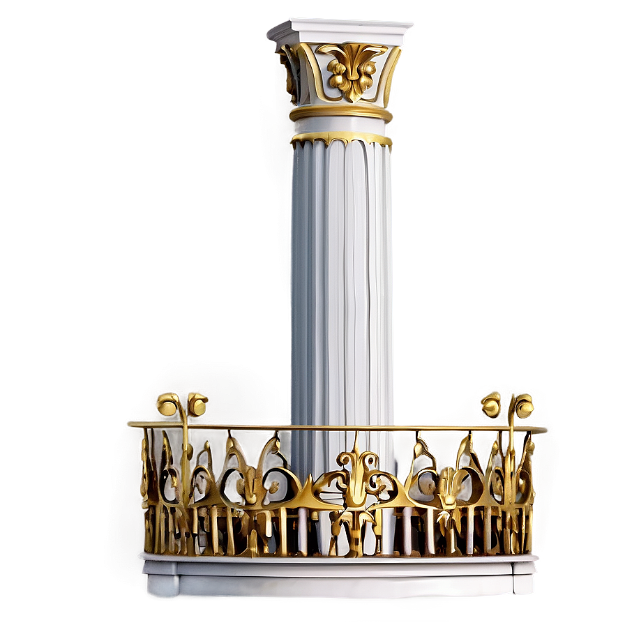 Column With Balcony Png 06122024 PNG