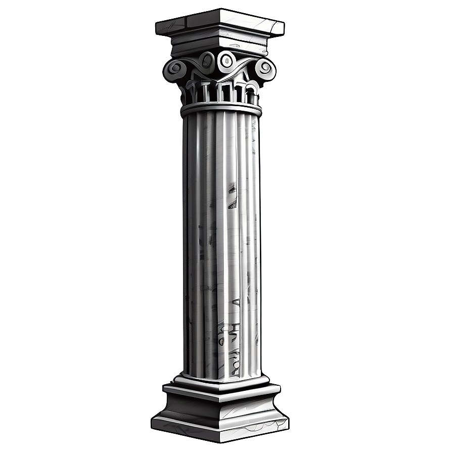 Column With Graffiti Png Mky PNG