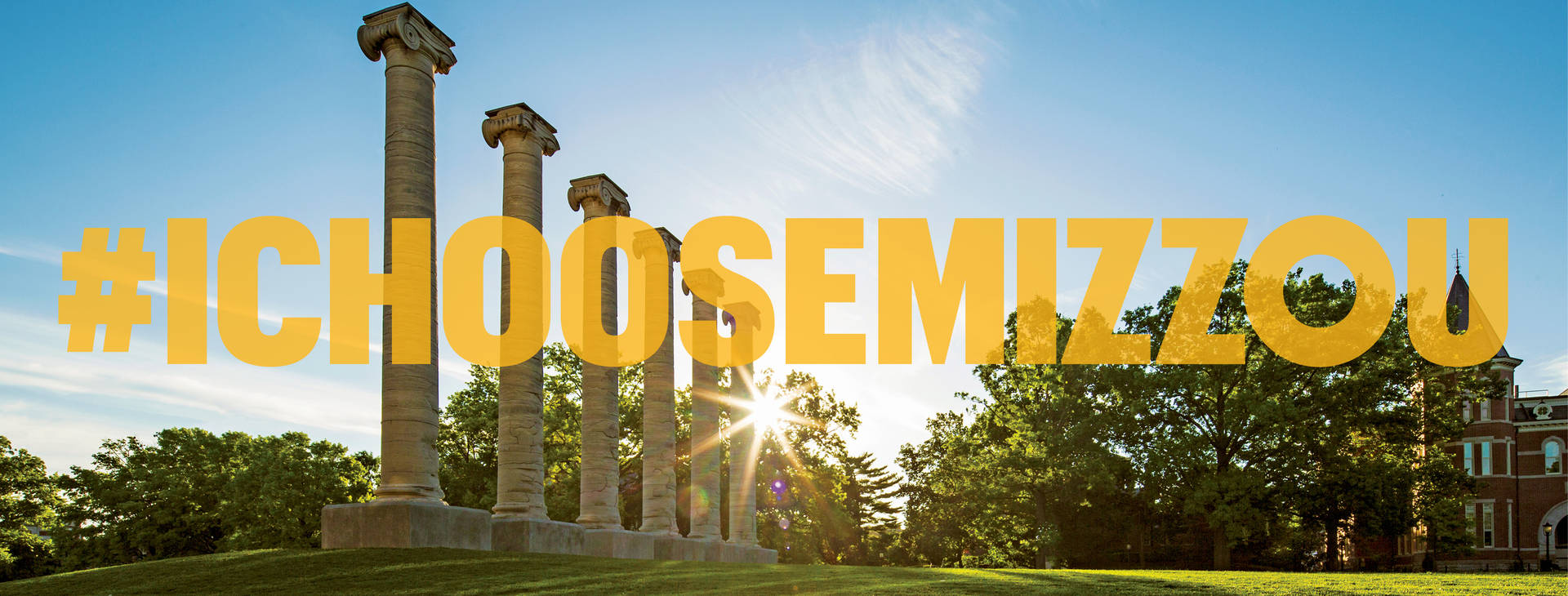 Columns Of The University Of Missouri #ichoosemizzou Wallpaper
