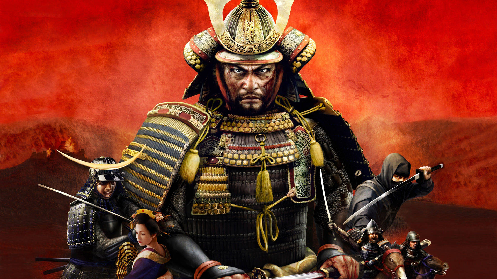 Comandantede Shogun 2 Total War Fondo de pantalla