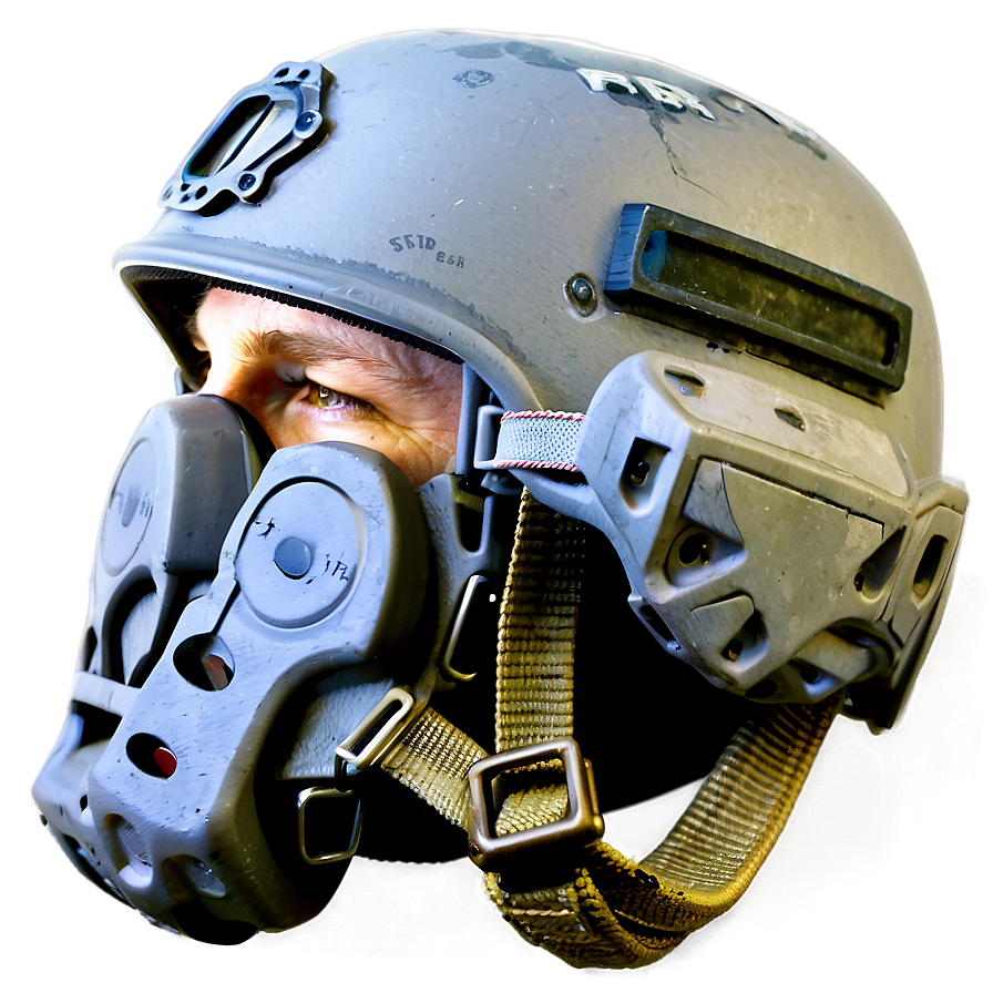 Combat Helmet With Communication Gear Png Ned PNG