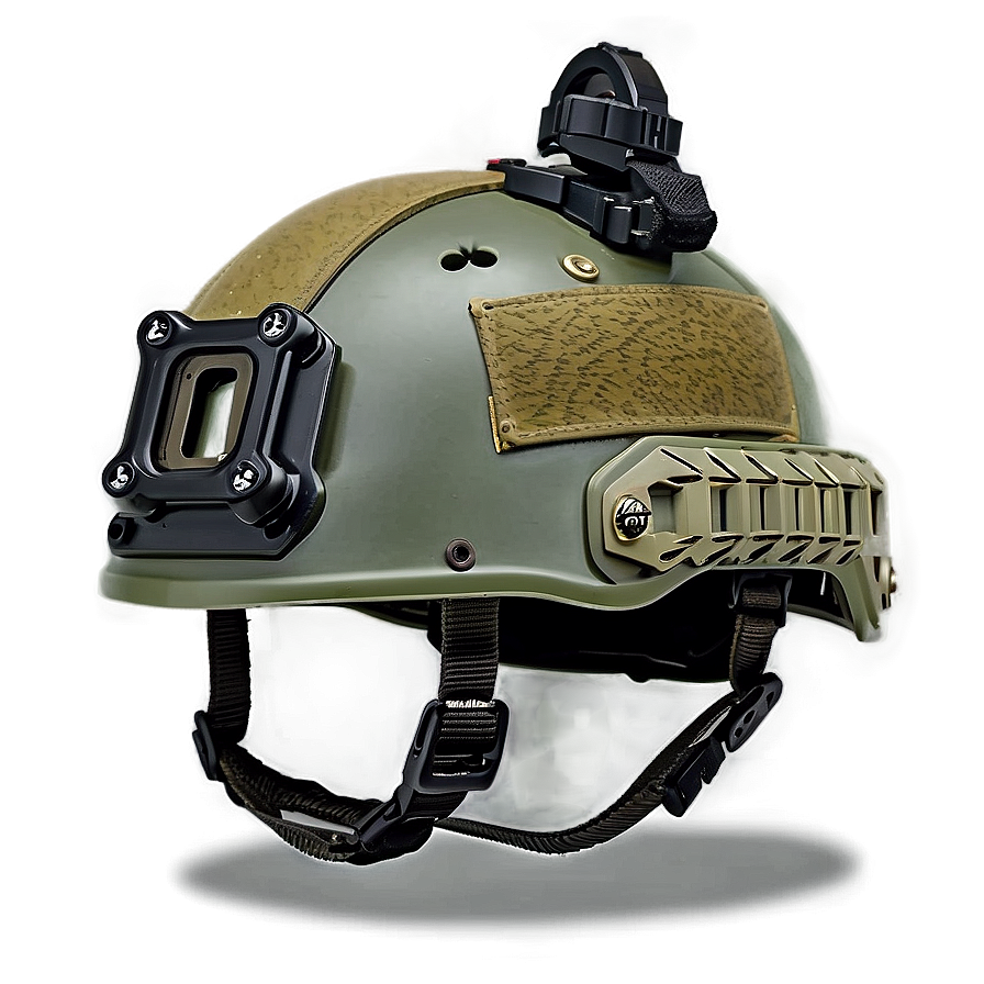 Combat Helmet With Gopro Mount Png Eqb33 PNG