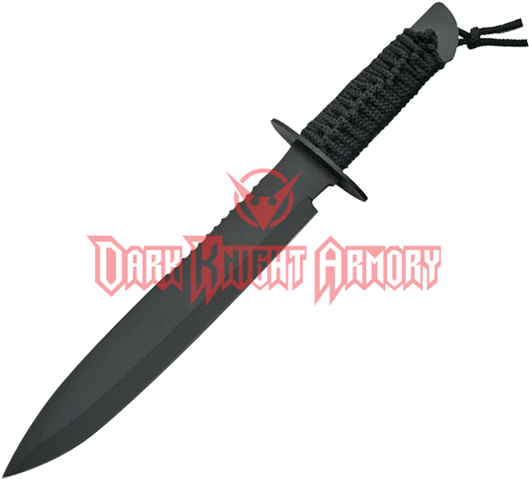 Combat Knifewith Logo Watermark PNG