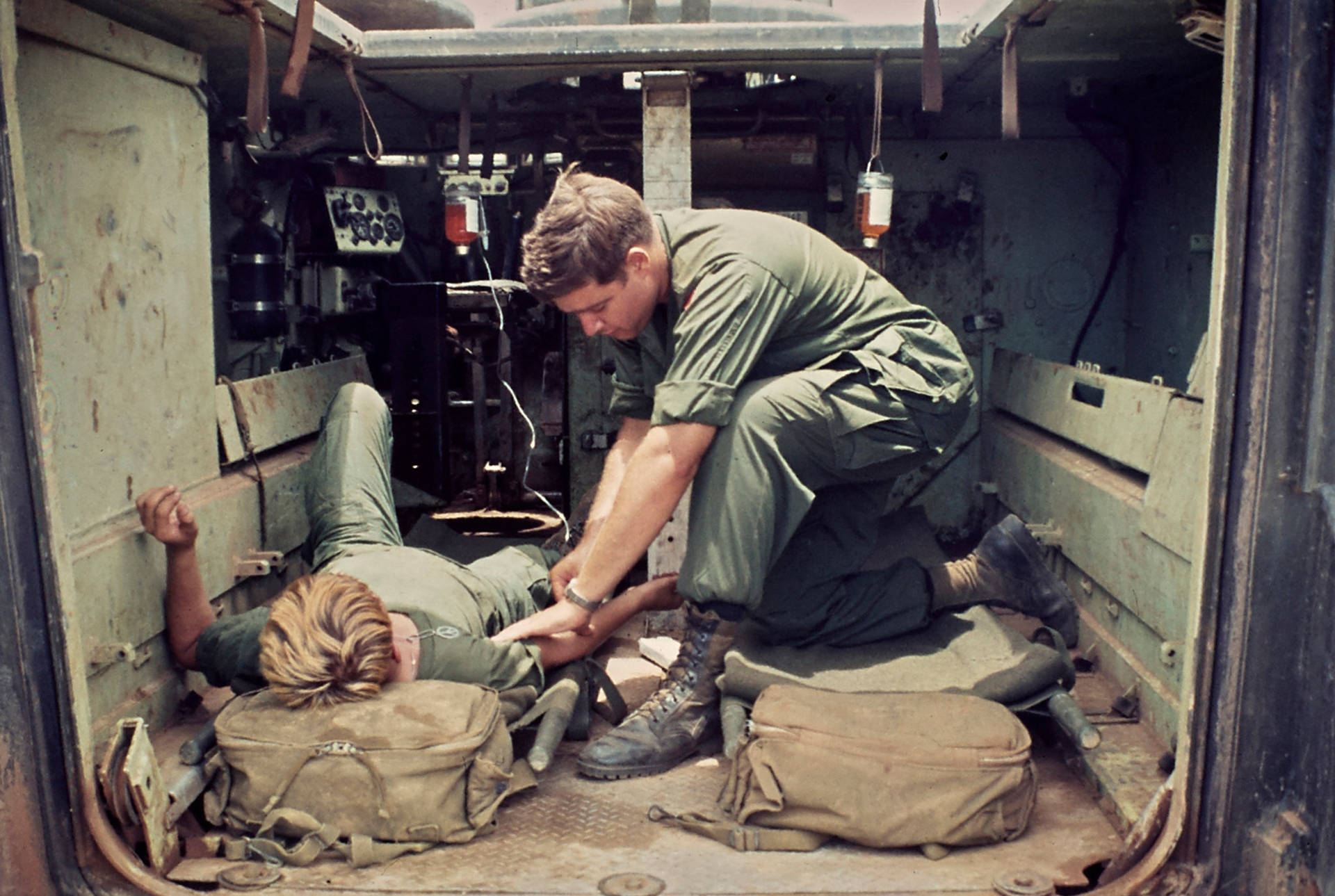 Combat Medic Soldier Vietnam War Wallpaper