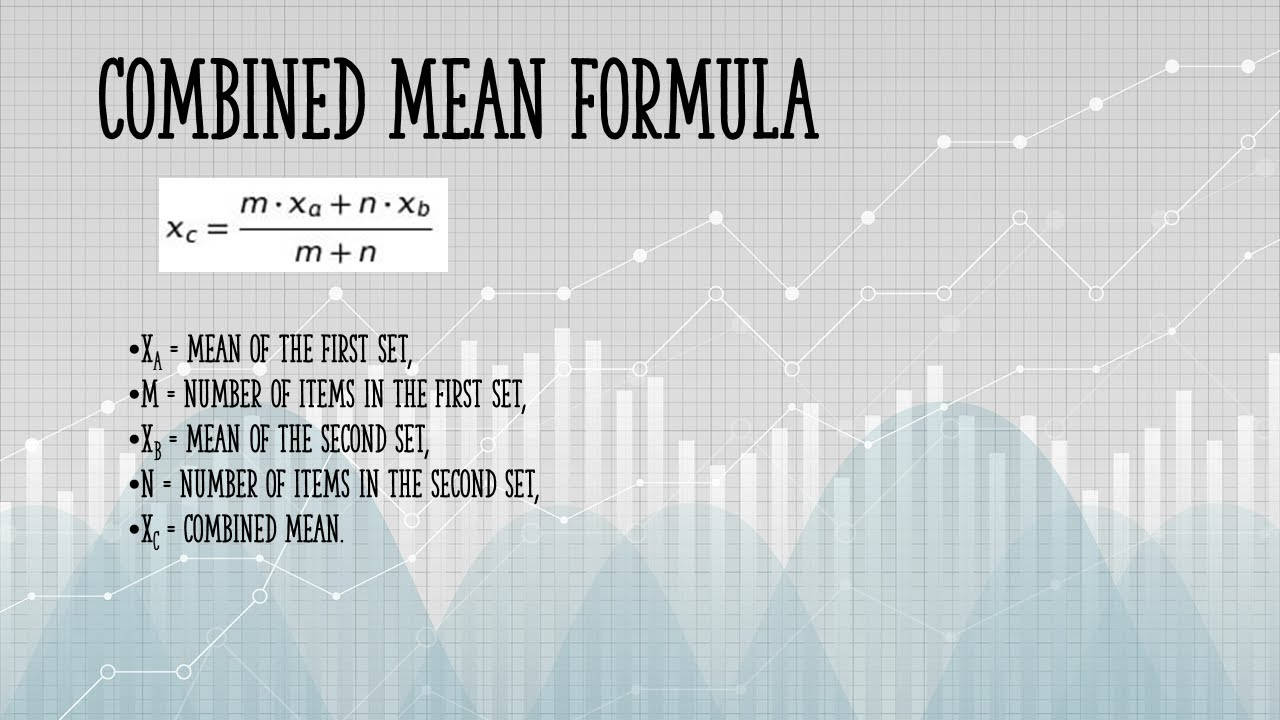 Combined Mean Formula Background