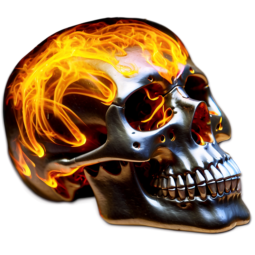 Combustion Skull Picture Png 06252024 PNG