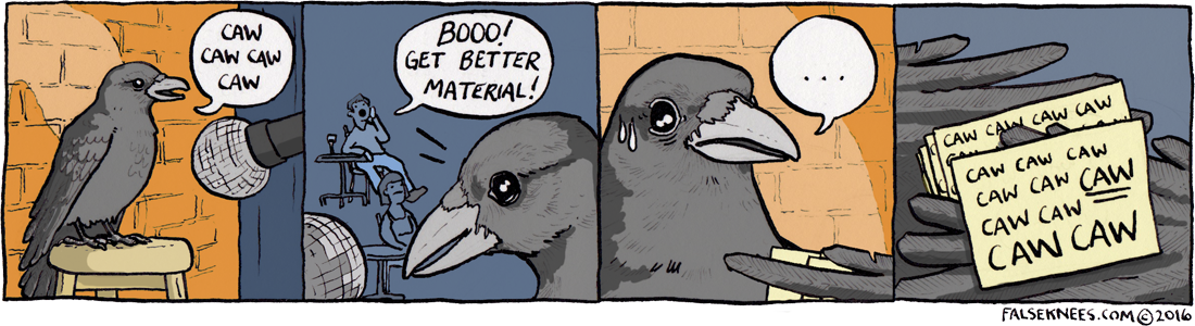 Comedy Club Crows Cartoon PNG