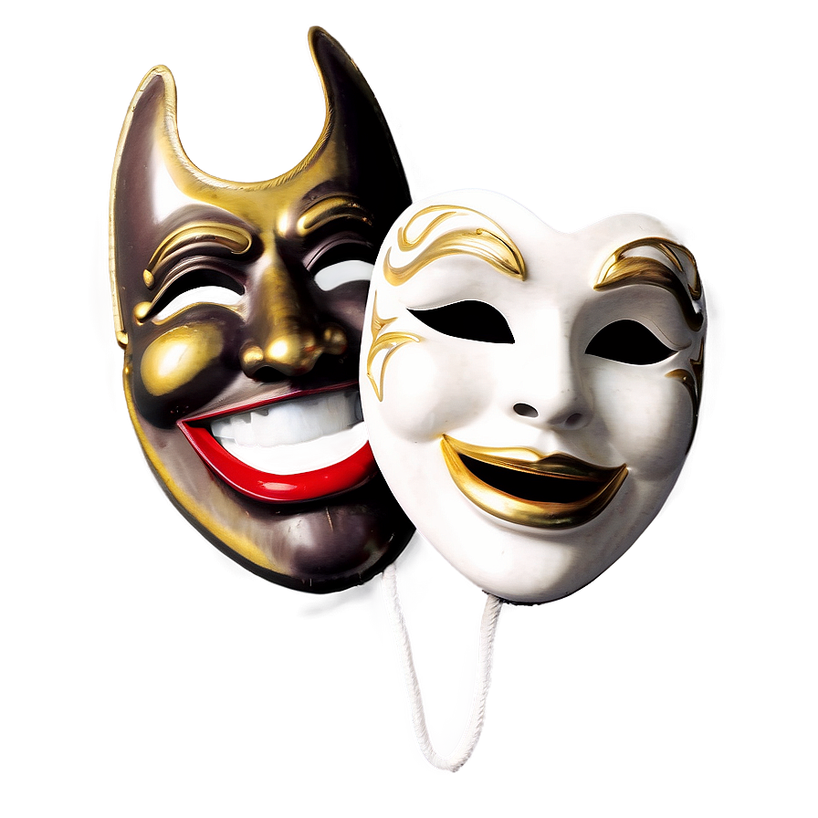 Download Comedy Drama Masks Png 06242024 | Wallpapers.com