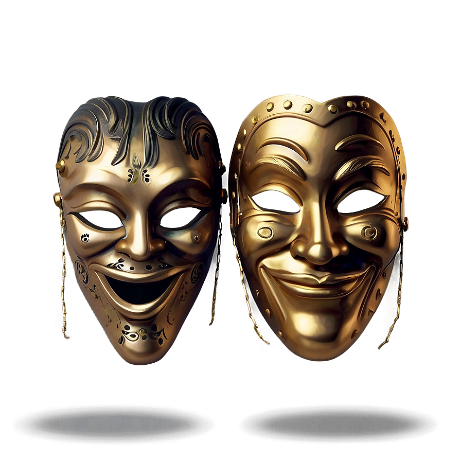 Download Comedy Drama Masks Png Kay93 | Wallpapers.com