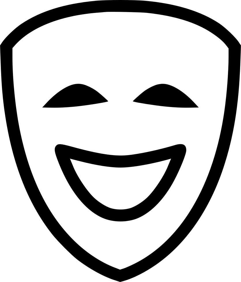 Comedy Theater Mask PNG