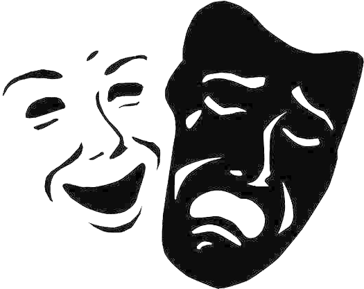 Comedy_ Tragedy_ Masks_ Theater_ Symbol PNG