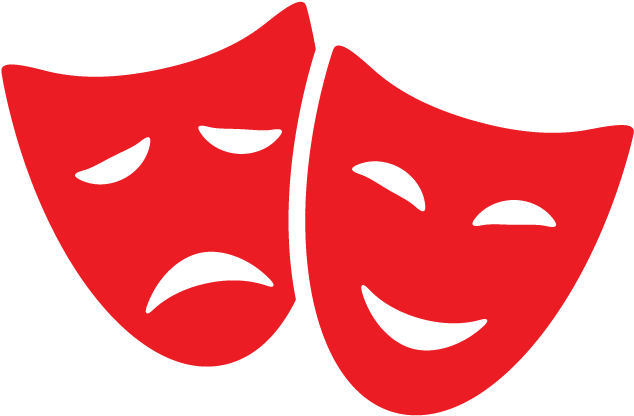 Comedy_ Tragedy_ Masks_ Vector PNG