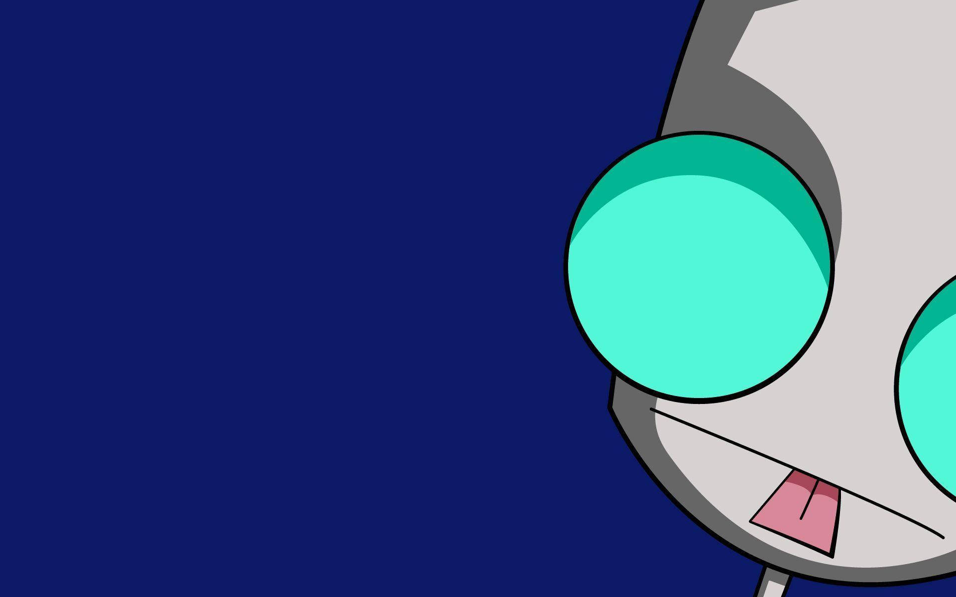 Comely Invader Zim Tongue Out Background