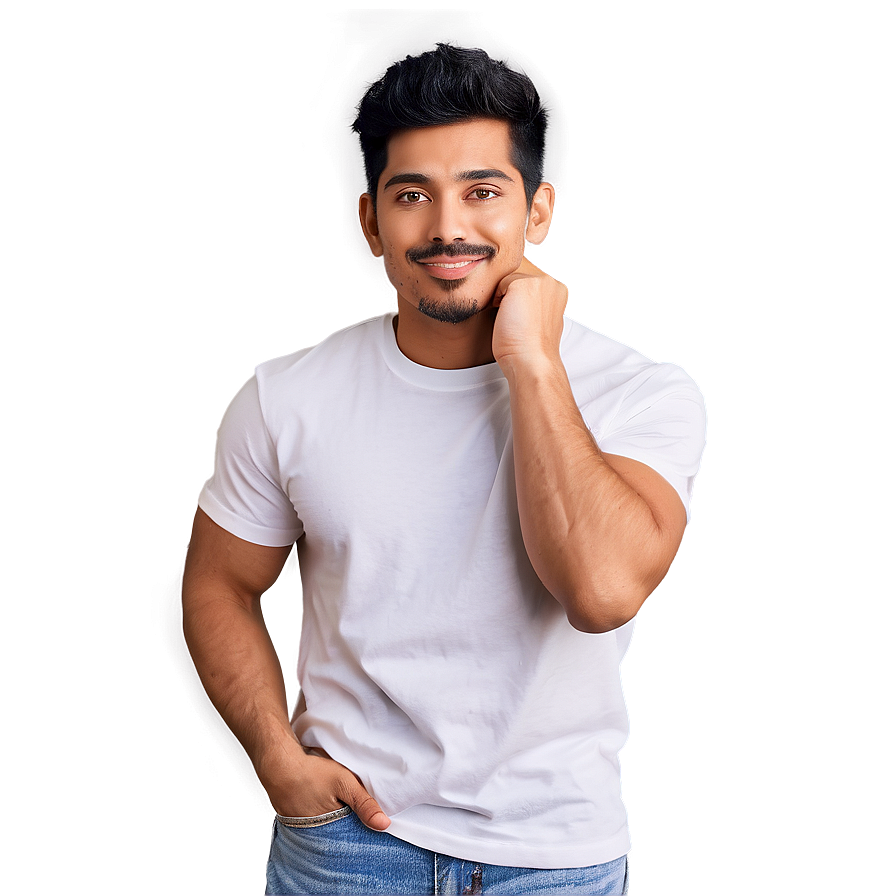 Comfortable White Tee Png 46 PNG