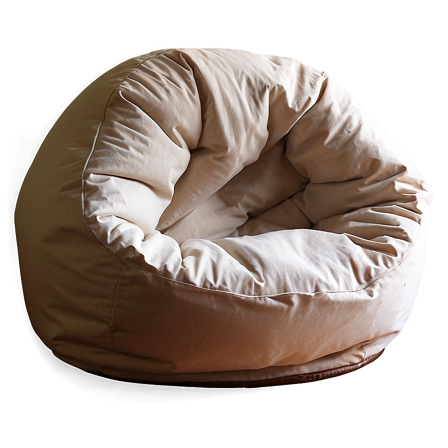 Comfy Bean Bag Chair Png 06132024 PNG