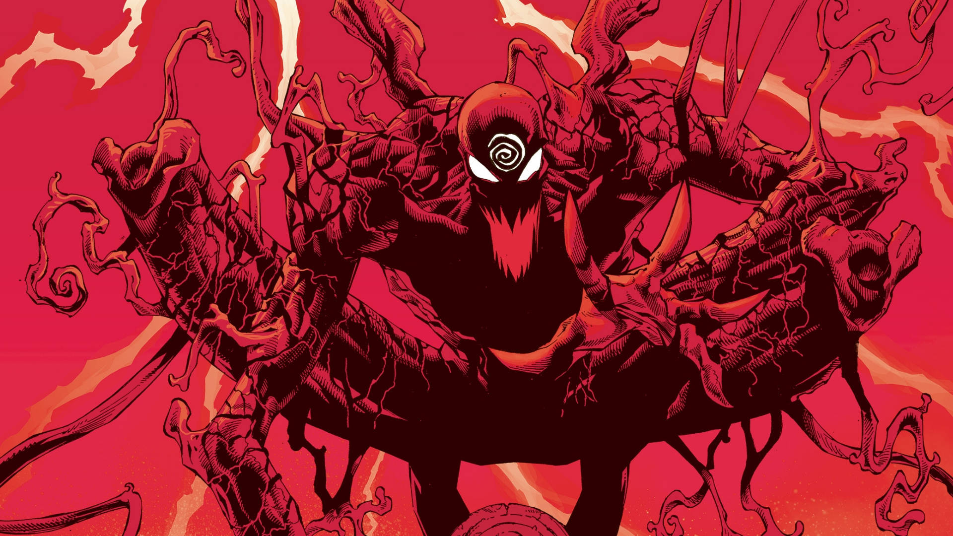 Comic Antagonist Carnage Background