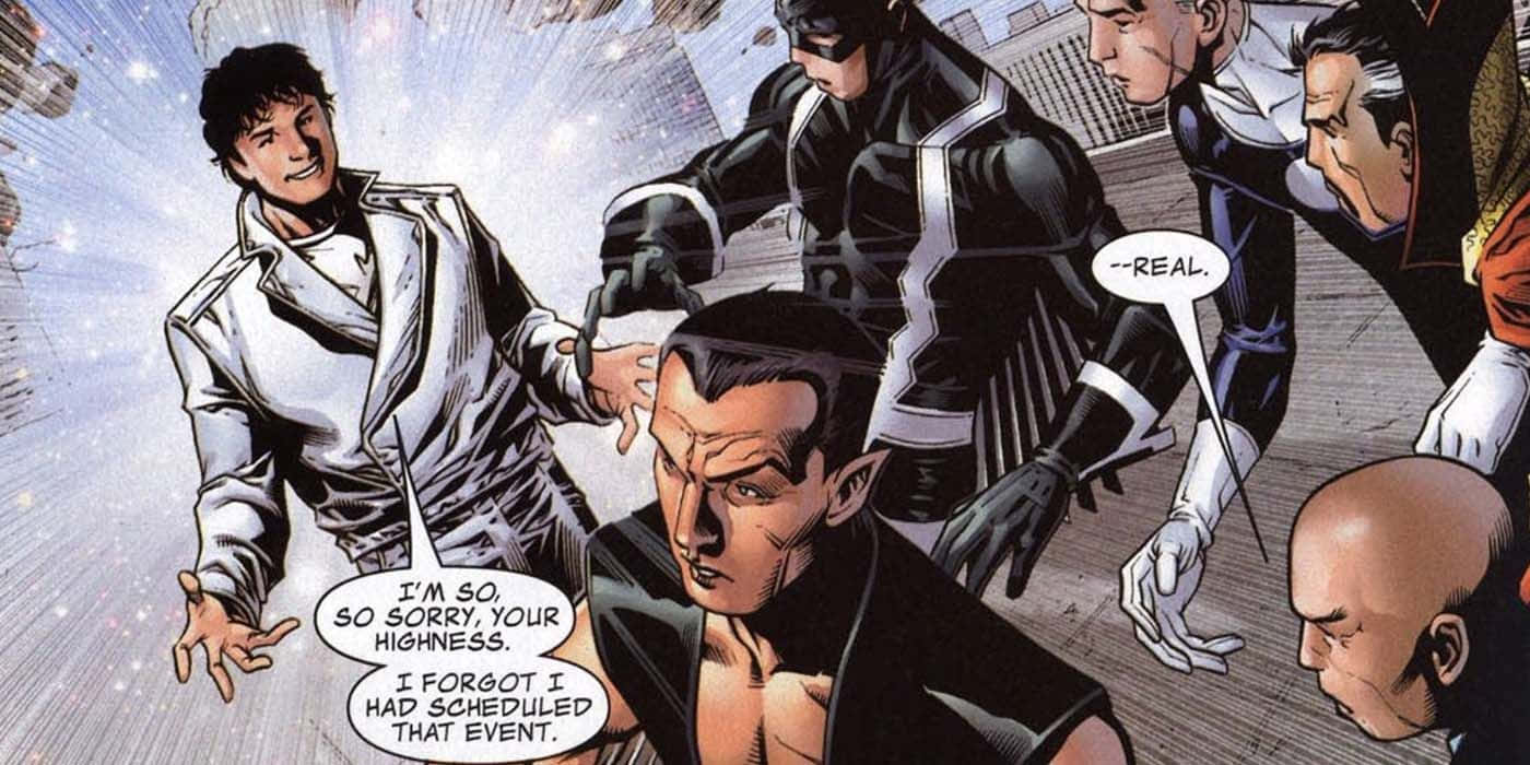 Comic Book Confrontation Wallpaper