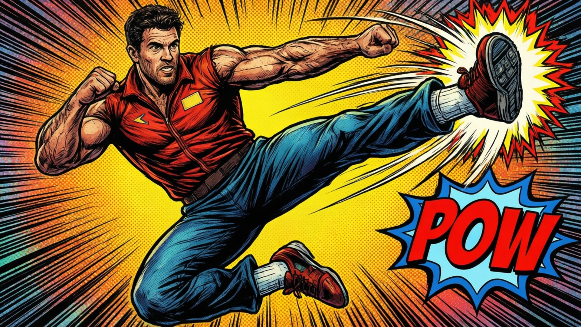 Comic Book Dropkick Papéis de Parede