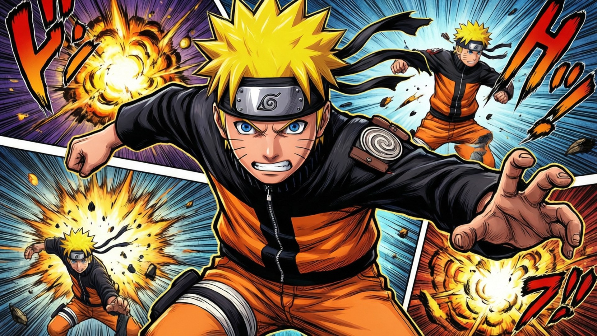 Comic Book Naruto Taustakuvat
