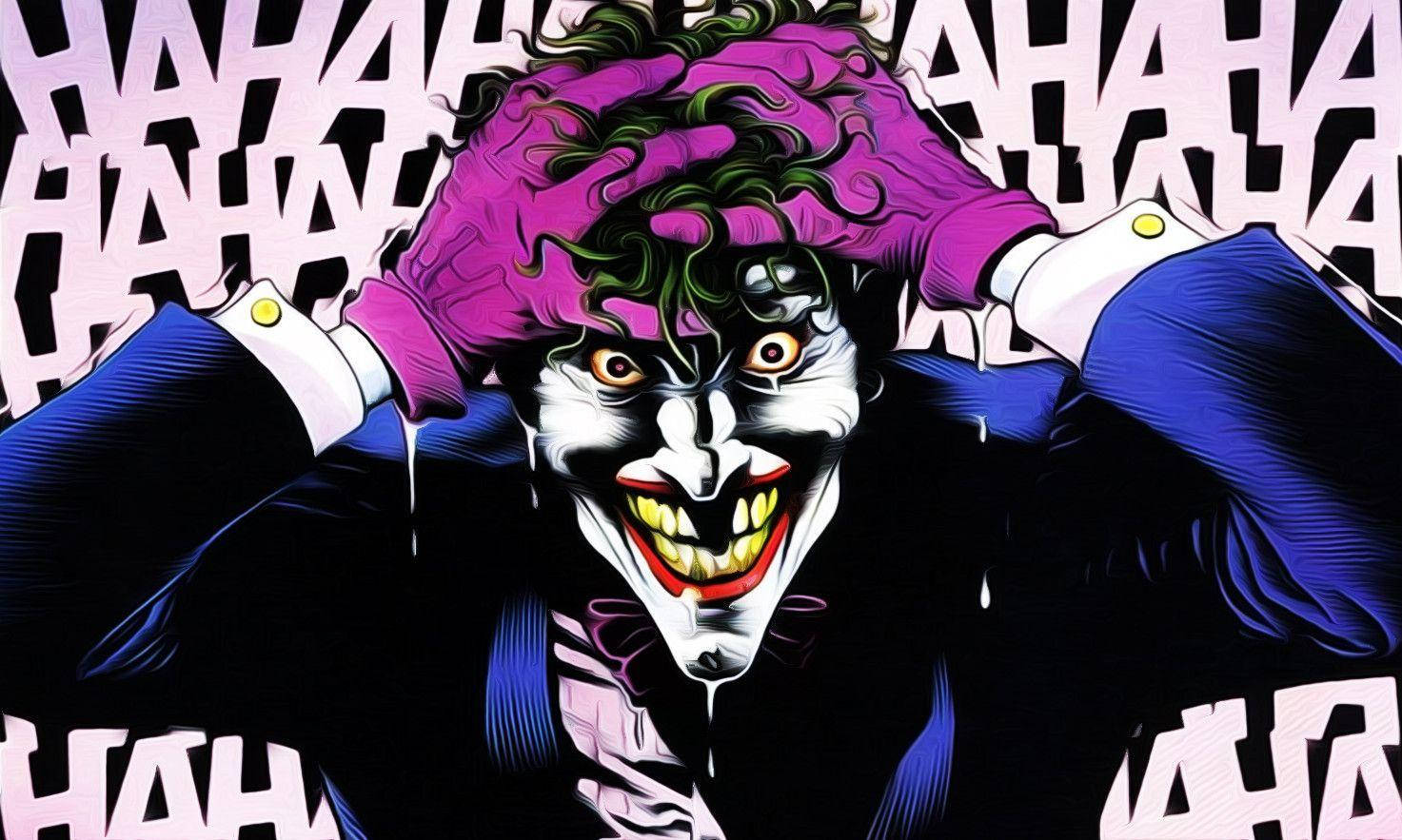 Comic Book Purple Joker Wallpaper
