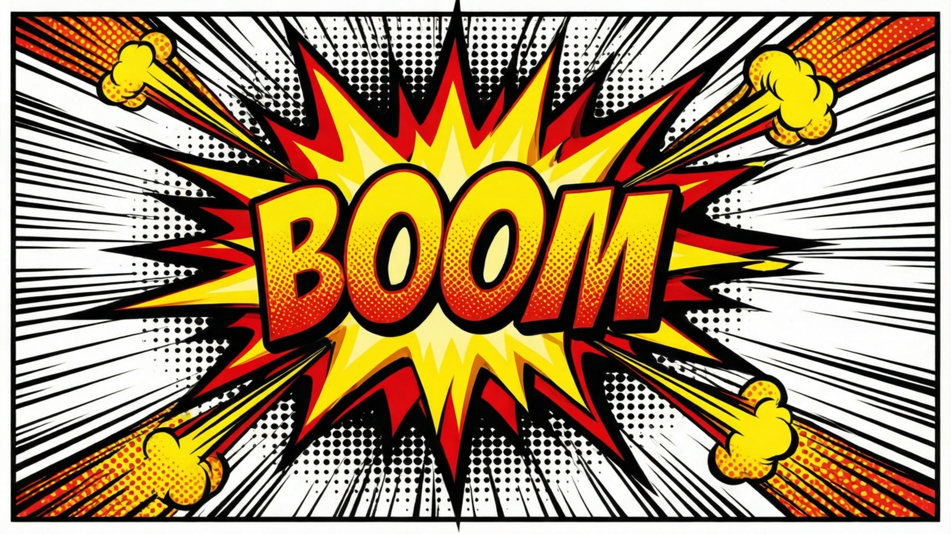 Comic Boom Hit Bakgrundsbilder