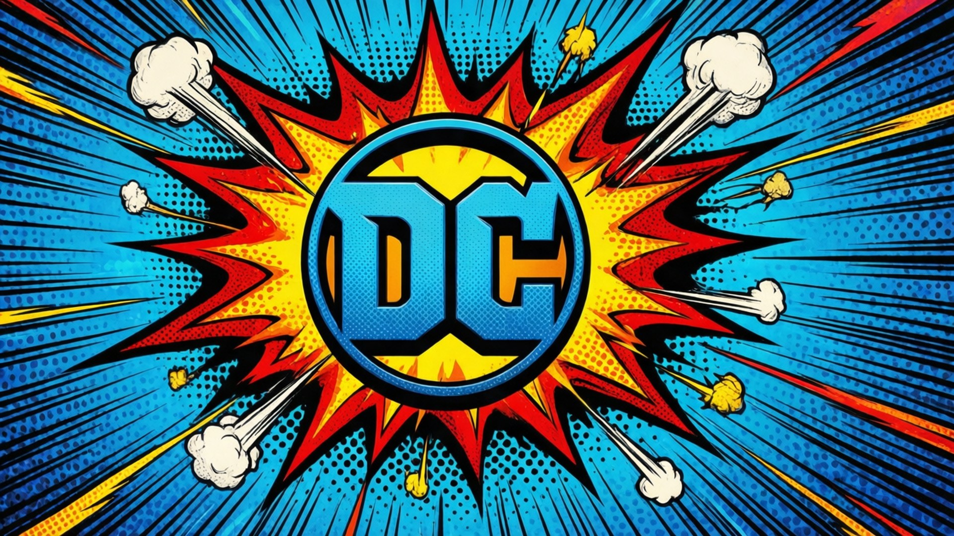 Comic Burst DC Studios Bakgrunner