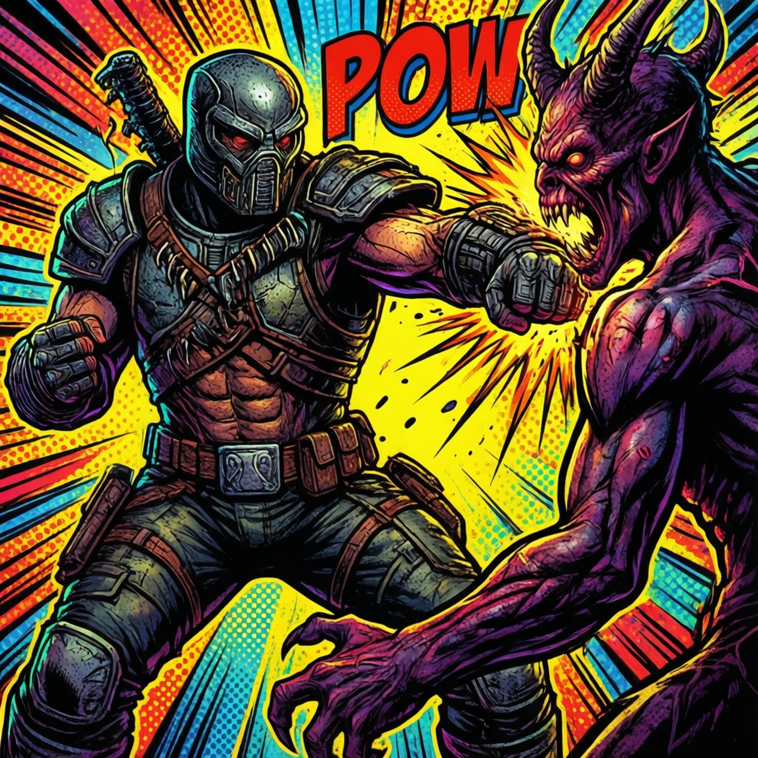 Pertarungan Komik Wallpaper