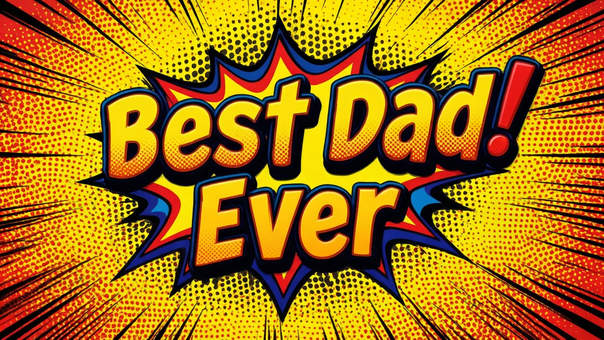 Comic-Held Vater Wallpaper