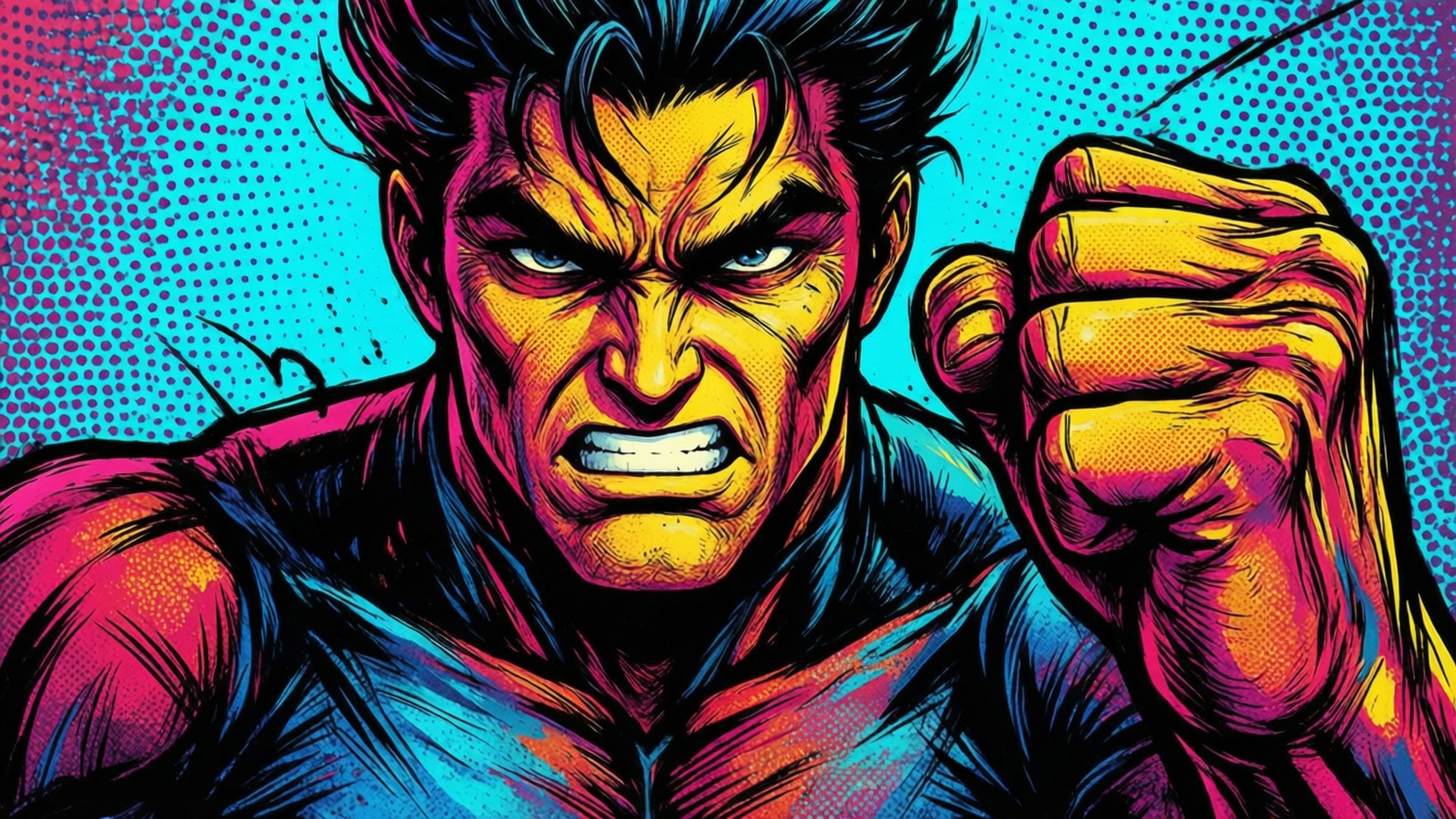 Comic Hero Strikes Achtergronden