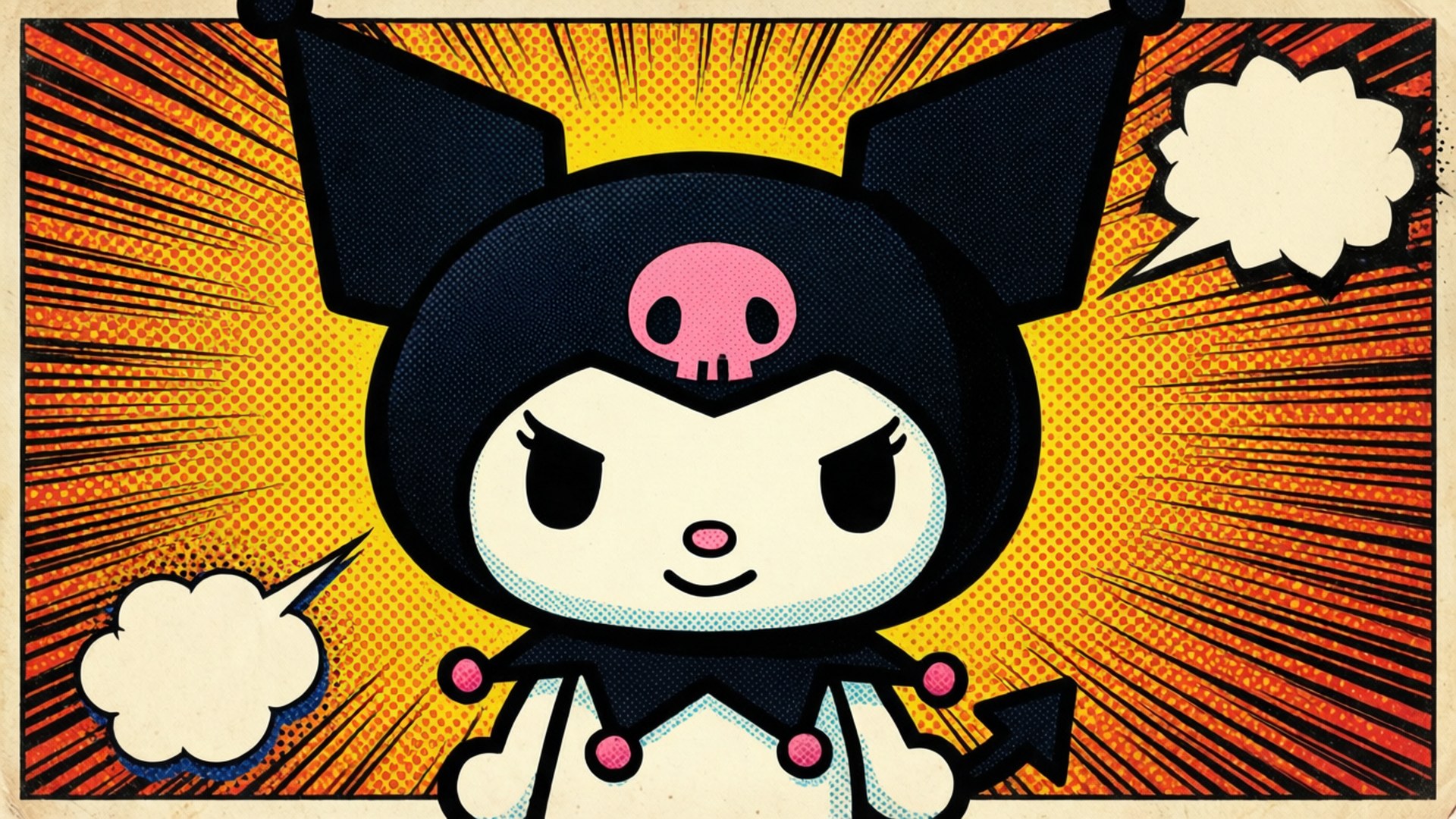 Comic Kuromi Bakgrunner
