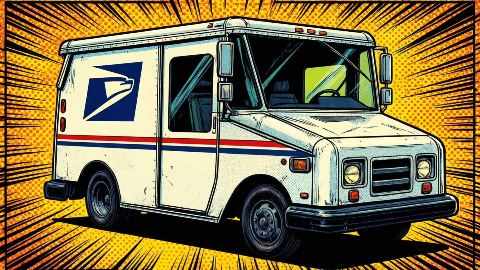Comic Mail Wallpaper