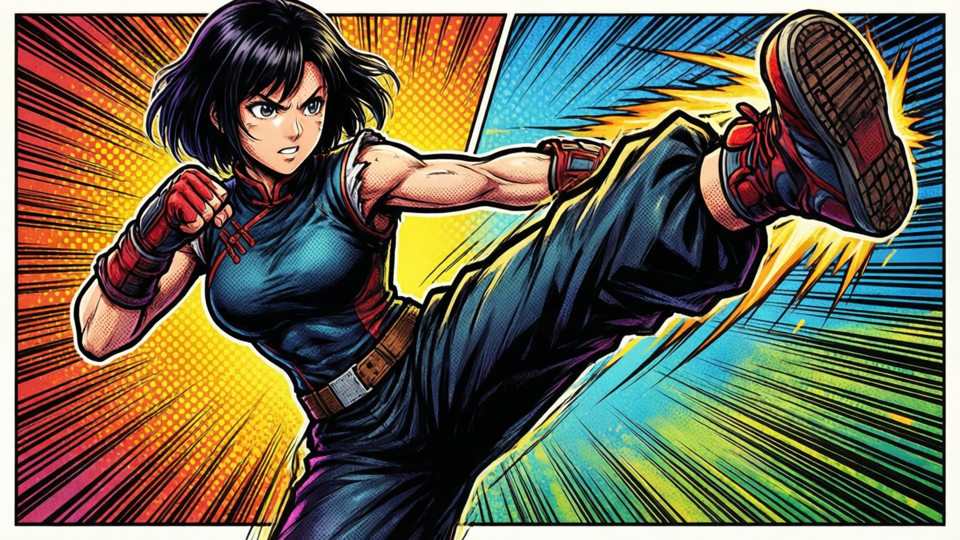 Comic Panel Action Taustakuvat