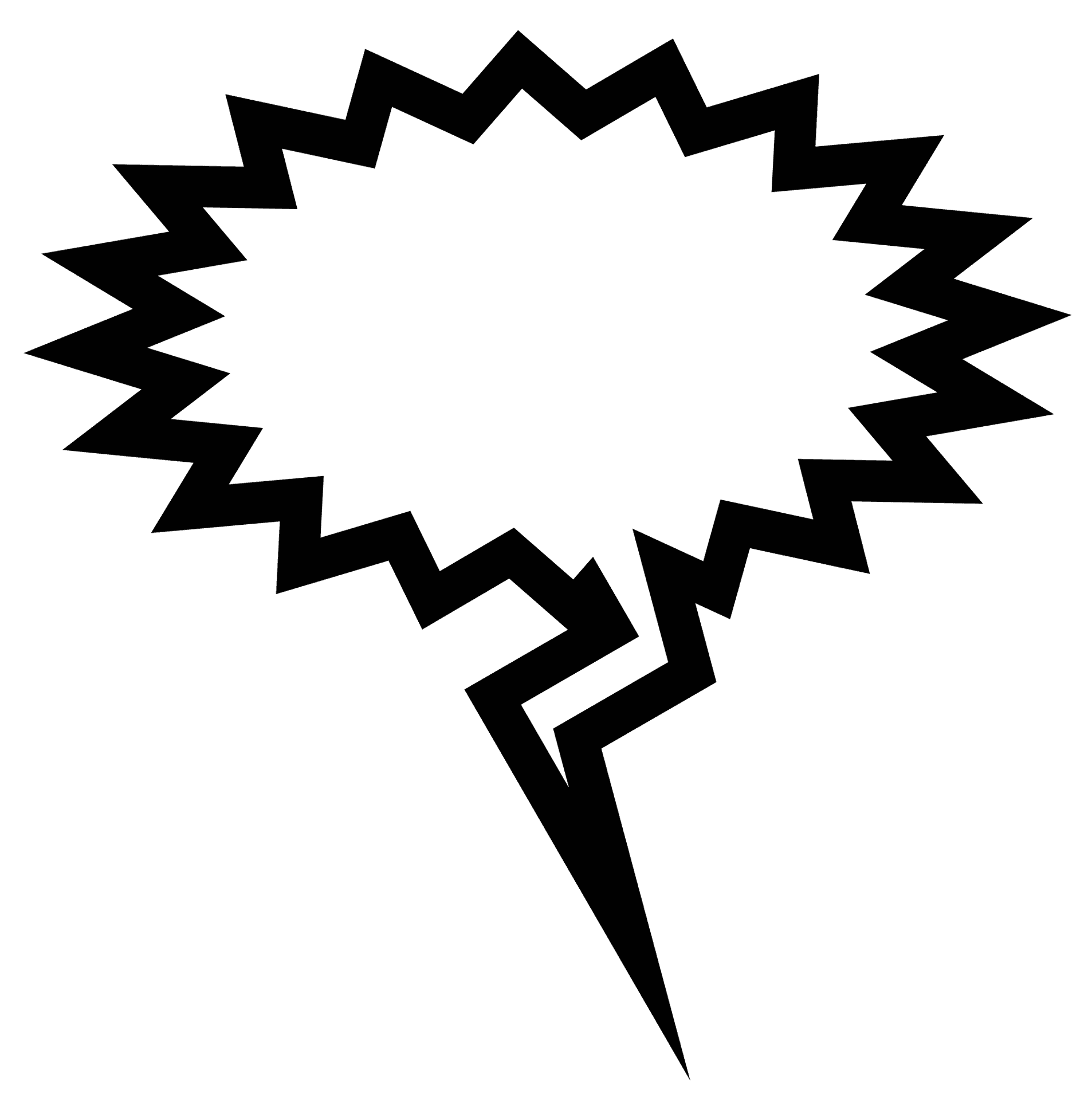 Comic Speech Bubble Blank Expression PNG