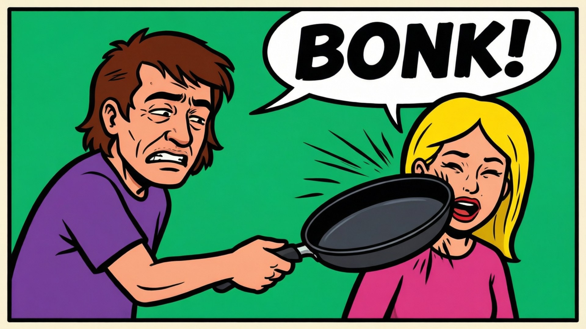 Komik Strip Bonk Wallpaper