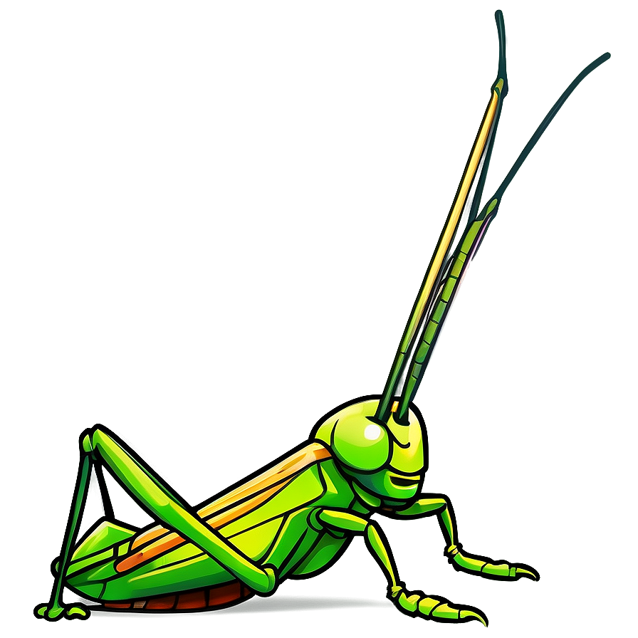 Comic Style Grasshopper Png Fpf PNG
