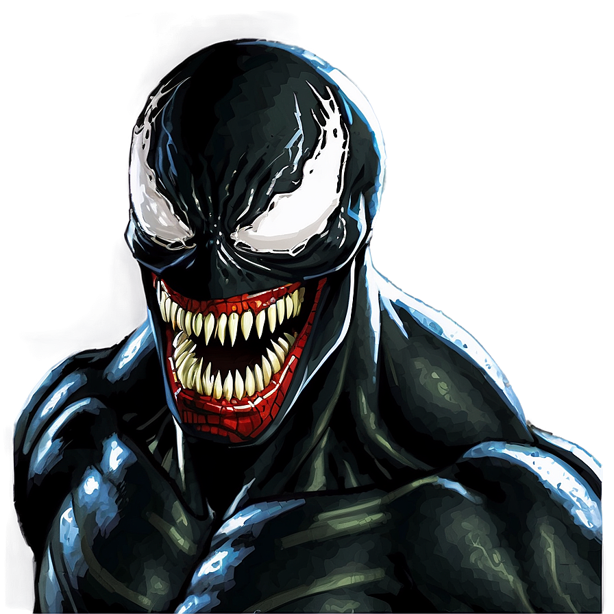 Comic Style Venom Png Wrf PNG