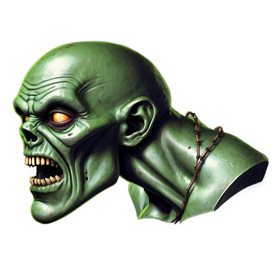 Comic Style Zombie Head Png Yyi49 PNG
