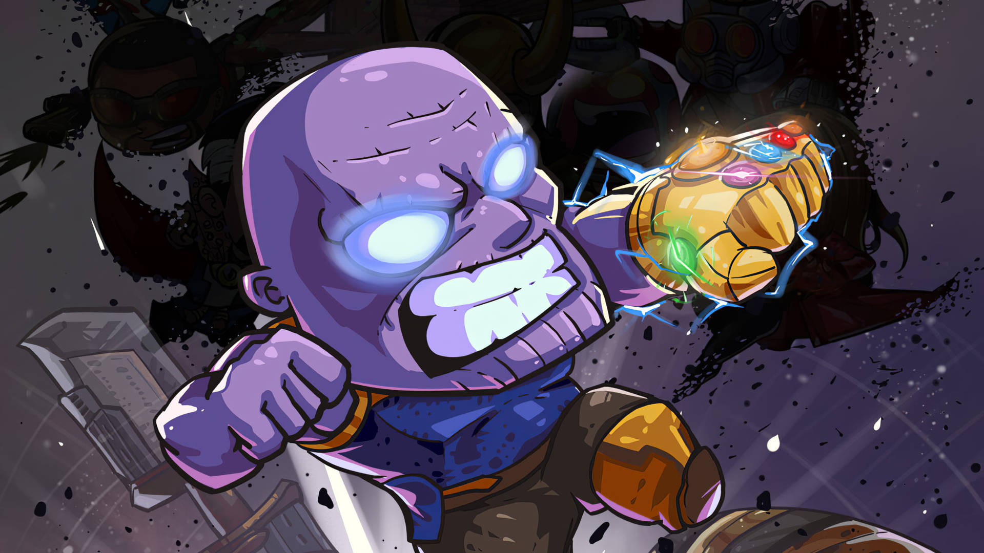 Comic Thanos Hd Wallpaper