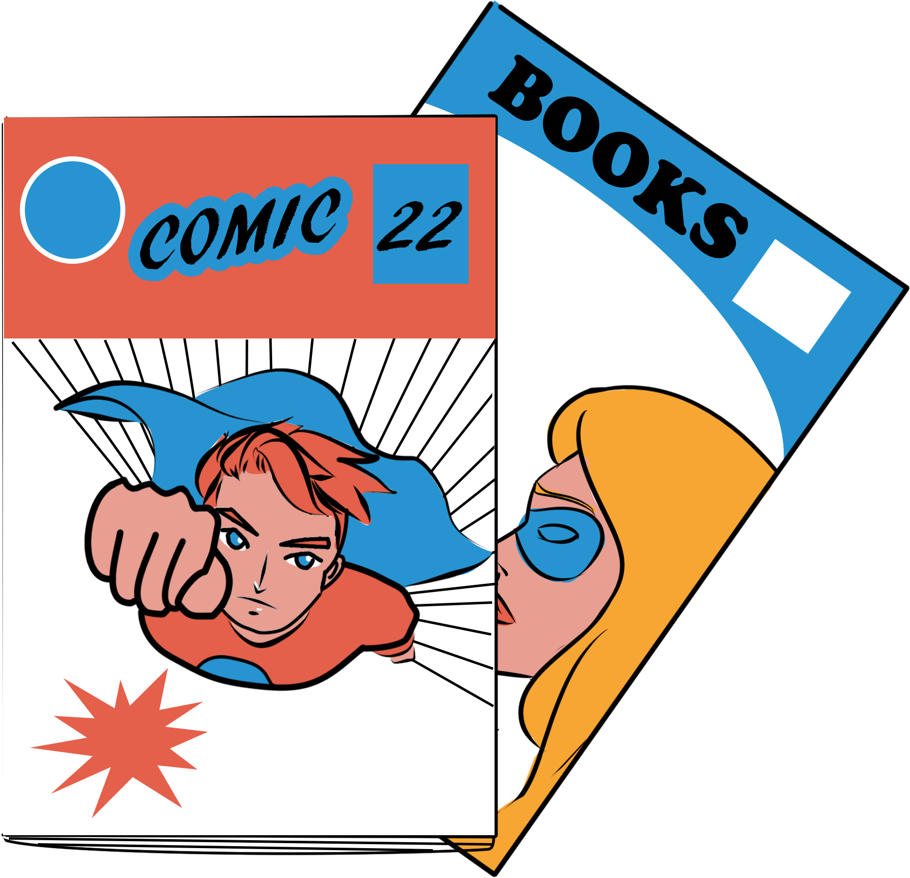 Comicand Books Clipart PNG