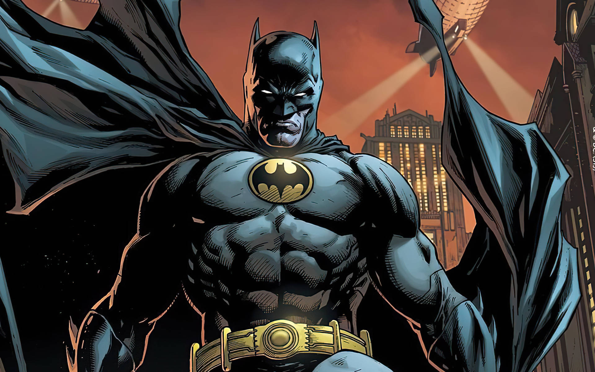 Fumetti Batman Per Telefono Sfondo