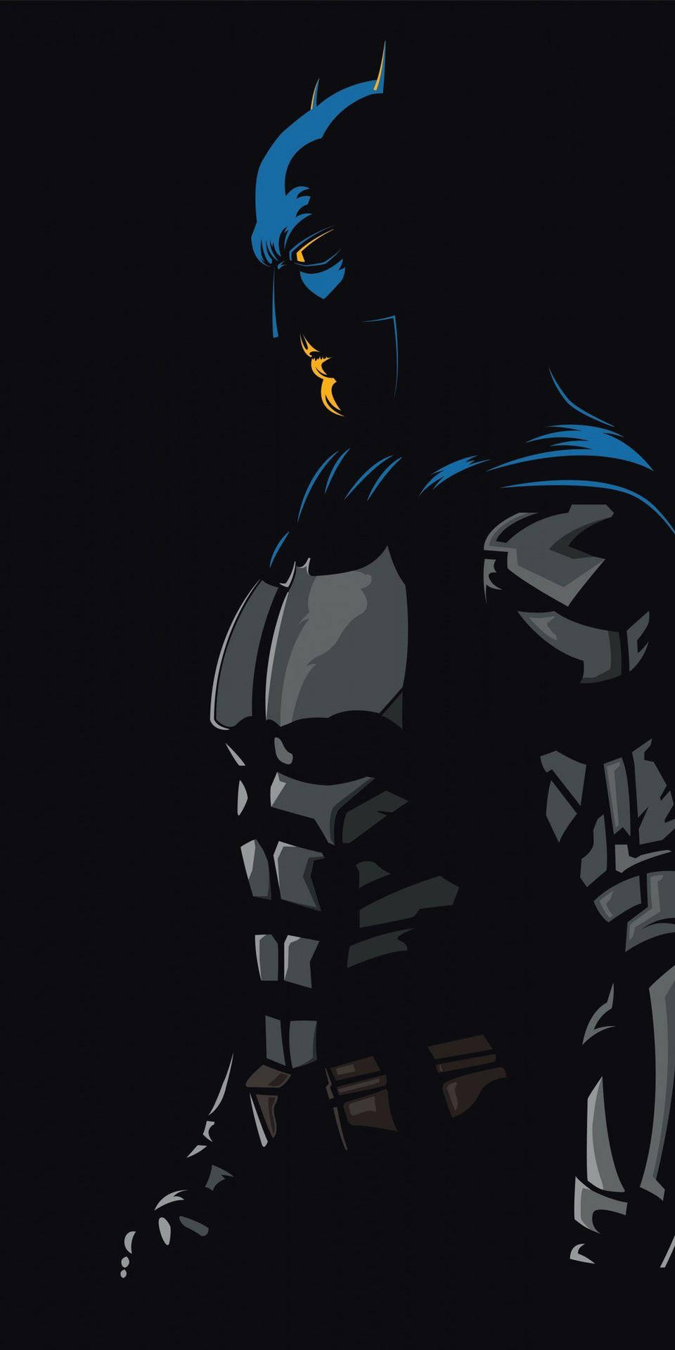 Comboversjon av Batman Mørk iPhone Bakgrunnsbilde Wallpaper