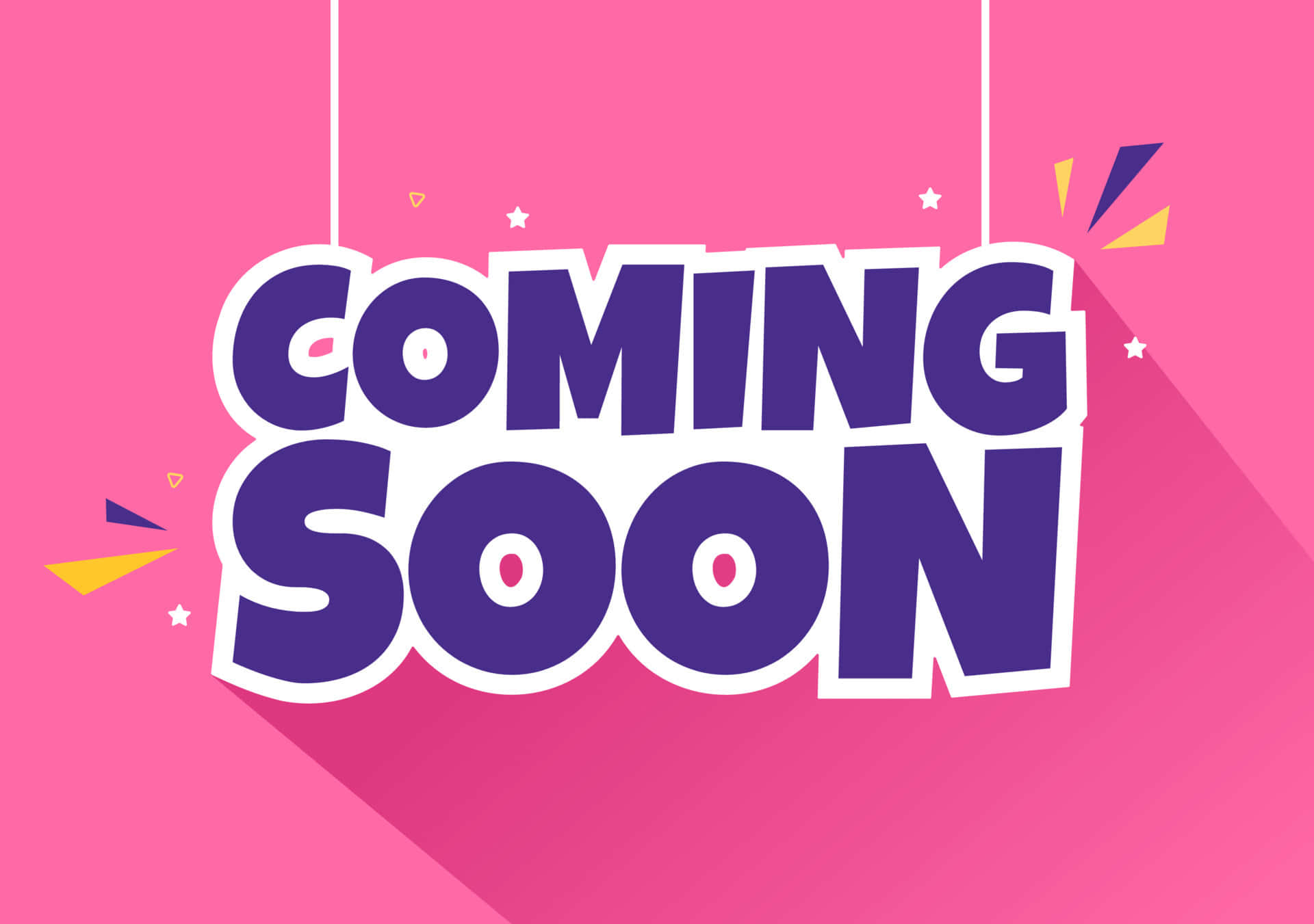 Exciting Coming Soon Background