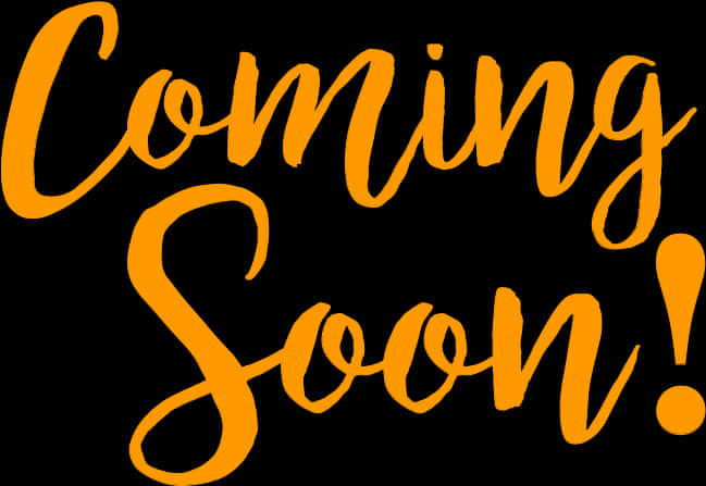 Coming Soon Announcement PNG