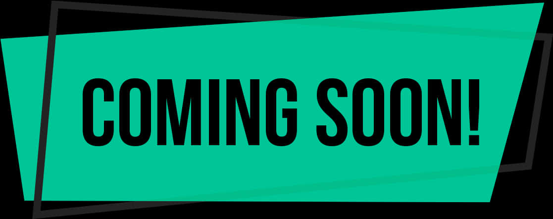 Coming Soon Announcement Banner PNG